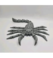 Gri İskelet Akrep Oyuncak Hareketli 13 Cm doğal pla malzeme (Çok Renkli)