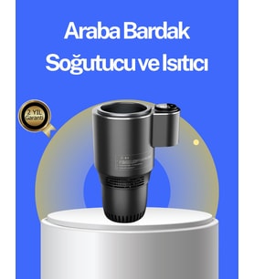 Araç İçi Isıtıcı Soğutucu Bardaklık 60°C Isıtma -4°C Soğutma