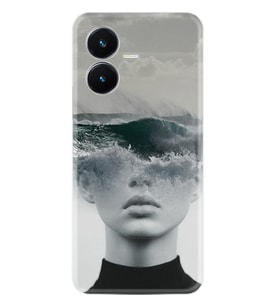 Vivo Y22S Kılıf Resimli Desenli Baskılı Silikon Mistic Woman 1361