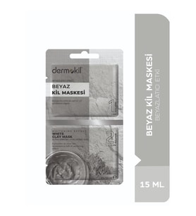 Dermokil Beyazlatıcı Etkili Beyaz Kil Maskesi 15ml