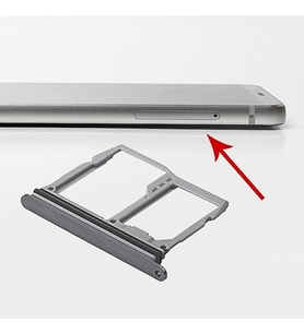 Lg G6 H870,h871,h872,h873 Sim Hafıza Kart Kapağı-füme