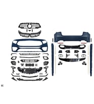 Mercedes W177 2018-2022 Gövde Kiti PDC Arka OO Egz Uçlu Marşpiyelli Panjurlu AMG A45 A1772102 Wender