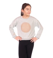 Toontoy Kız Çocuk Ayıcık Baskılı Sweatshirt (Yeşil)