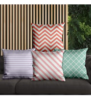 eJOYA Çizgisel Tasarımlı 4'lü Yastık İçi Ve Kırlent Kılıfı 45cm 113788