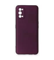 Realme 7 Pro Kılıf First Silikon - Mürdüm