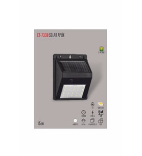 Ct-7330 15w Solar Led Aplik