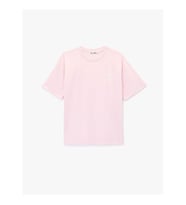 Koton Arkası Baskılı Oversize Pembe Kadın T-Shirt 6SAL10052IK