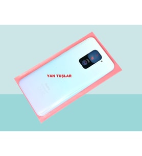 Xiaomi Redmi NOTE 9 Uyumlu FULL KASA Arka Kapak Batarya Kapağı - BEYAZ