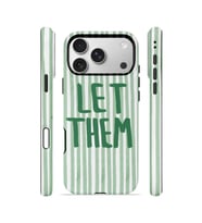 iPhone 17 Pro Max Vorian Çift Katmanlı Kılıf Let Them Green