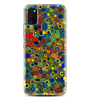 Samsung M21 M22 M23 M30 M31S M32 Kılıf Desenli Silikon Nazar Boncukları 1746