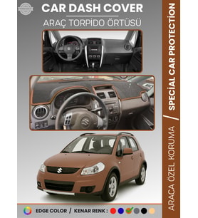 SUZUKI SX4 (2006-2014) Torpido Örtüsü Panel Torpido Koruma Tam Uyum UV Koruma Hızlı Montaj