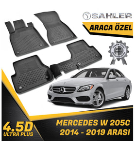 Mercedes W205 Havuzlu Paspas 4,5D Sahler