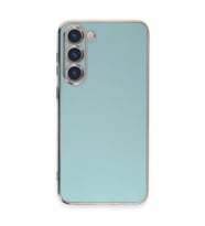 Samsung Galaxy S23 Kılıf Volet Silikon - Açık Yeşil