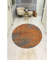 Dijital Baskı Modern Kaymaz Taban Halı H0345