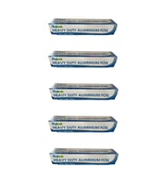 Burpak Heavy Duty Ağır Hizmet Tipi Alüminyum Folyo - 45 Cm. x 100 Metre - 18 Mikron - 5 Paket