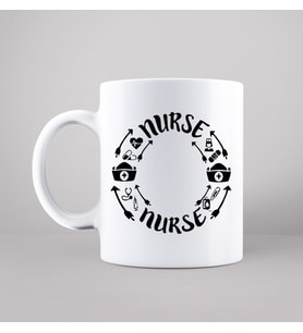 Hemşire Nurse Life Tasarımlı Kupa