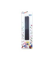 15 Cm Siyah Mum 10'lu M589