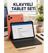 Klyeli Tablet PC Kalem Kılıf ve Ekran Koruyucu Hediyeli Android Set