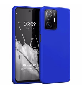 Microsonic Matte Silicone Xiaomi Mi 11T Kılıf Mavi