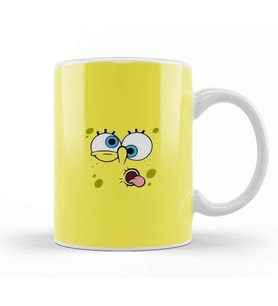 Sünger Bob Sponge Bob 011 Kupa Bardak Porselen