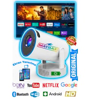 Taşınabilir Kablosuz Projektör, Ultra HD, Bluetooth ve Wifi Özellikleri