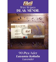 Yeni Lavanta Kokulu Islak Mendil 3x90 Pk 270 Yprk Doğal esans