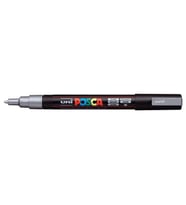 UNİ POSCA SU BAZLI POSTER MARKER 0.9-1.3 GÜMÜŞ PC-3M