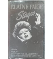 (Plak Değildir KASET tir) Elaine Paige Stages Kaset