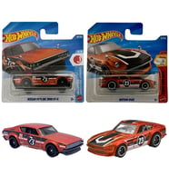 2 Araç Set - Hot Wheels Datsun 240Z & Hot Wheels Nissan Skyline 2000 GT-R (1/64) ( Kiremit )