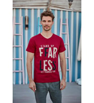 Erkek Tişört Berrak-4074 (Bordo)