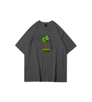 Trendiz Unisex Lonely Palm Tree Sonic Antrasit Tshirt