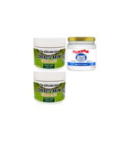 2 Tane Çörek Otu Kremi Orta Boy Ağrı Kremi 100 ml Krem + Snow Kitten Menthol Balm 50 ml / Sırt Bel Kas Diz Dirsek İskelet Eklem Ağrılarına Masaj Seti