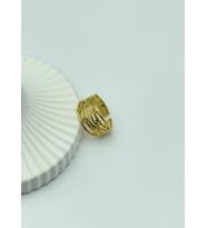 Çelik Gold Ayarlanabilir Yüzük - 25yzk150
