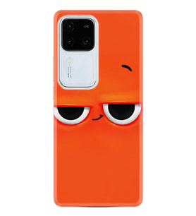 Vivo V30 Kılıf Desenli Silikon Platinium Series Orange 1830