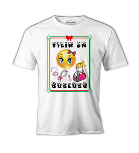 Yılın En Süslüsü Beyaz Erkek Tshirt