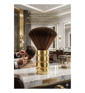 Gold Seri Samur Kılı Berber Boyun Fırçası - 15.5 cm 720884