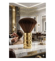 Gold Seri Samur Kılı Berber Boyun Fırçası - 15.5 cm 720884