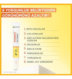 C Vitamini Parlak Aydınlatıcı Göz Kremi