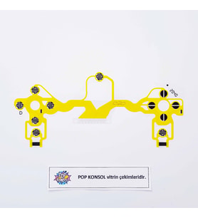 PS4 Kol JDM JDS 001 010 011 020 GOLD Flex PS4 Kol 2.0 Ribbon Flex PS4 Yedek Parça PS4 Kol İç Film (Sarı)