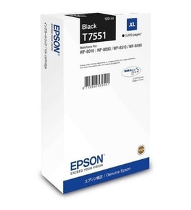 Tonersepeti Epson T7551-C13T755140 Siyah Orjinal Kartuş Y.K