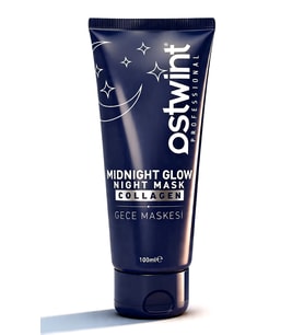 Ostwint Collagen Midnight Glow Night Mask – Gece Maskesi 100 ml Gece boyunca çalışan kolajen destekli bakım, sabaha ışıltılı bir cilt.
