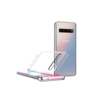 Samsung Galaxy S10 5G Uyumlu Şeffaf Silikon Kılıf - Kamera Korumalı Esnek Tam Koruma Kapak