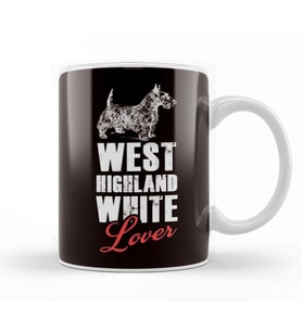 West Highland Terrier Lover Westie Owner Dog Breed Animals Kupa Bardak Porselen