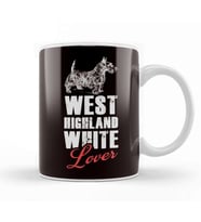 West Highland Terrier Lover Westie Owner Dog Breed Animals Kupa Bardak Porselen