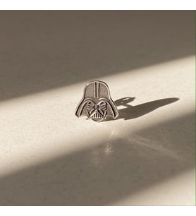 Kişiye Özel 925 Ayar Gümüş Star Wars Darth Vader Figürlü Küpe
