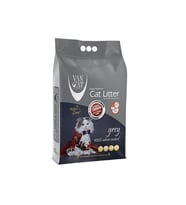 Vancat Aktif Karbon İnce Taneli Kedi Kumu 10 Lt (Gri)