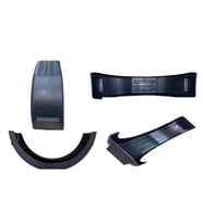 PLASTİK RÖMORK ÇAMURLUK TEKNE-KARAVAN 200mm (Siyah)