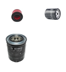 Bosch Filtre Bakım Seti Mazda BT 50 2.5 D Dizel 2007-2012 Hava + Yağ f. + Yakıt Filtre Bosch