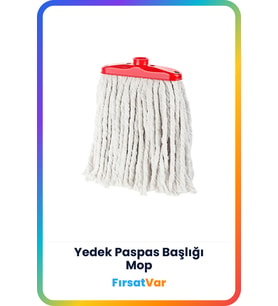Yedek Mop Paspas, Ipli Temizlik Başlığı, Yer ve Zemin Silme Paspası