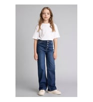 Defacto 26Y801000728 Koyu Mavi Kız Çocuk Jean Pantolon G9585A8/NM34